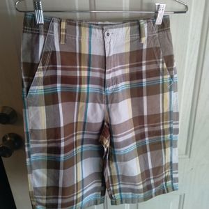 Route 66 Plaid Shorts Boys Size 16